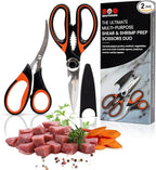 SpartaSake Kitchen Shears  Heavy-Duty Stainless Steel Scissors