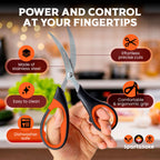 SpartaSake Kitchen Shears  Heavy-Duty Stainless Steel Scissors