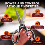 SpartaSake Kitchen Shears  Heavy-Duty Stainless Steel Scissors